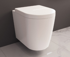 Zaff Wall Hung Rimless Pan & Seat