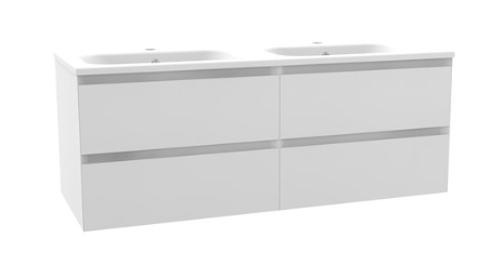 Calypso Brenta 1200 Double Basin Vanity Unit