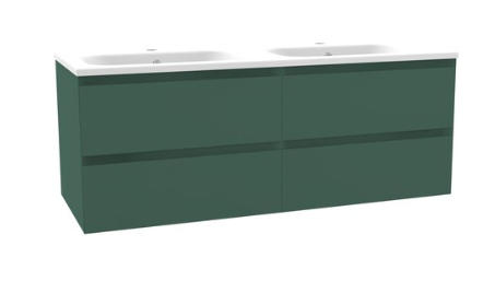 Calypso Brenta 1200 Double Basin Vanity Unit