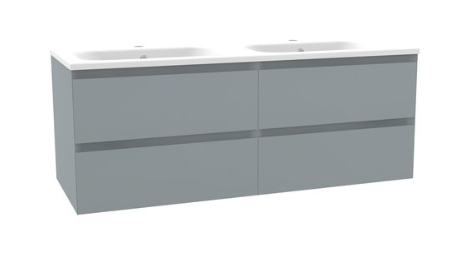 Calypso Brenta 1200 Double Basin Vanity Unit