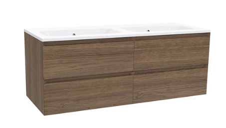 Calypso Brenta 1200 Double Basin Vanity Unit