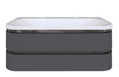 Calypso Diamante Wall Hung Vanity Unit & Basin - 1200