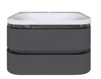 Calypso Diamante Wall Hung Vanity Unit & Basin