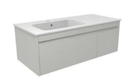 Calypso Loreto Vanity Unit & Matt White Basin