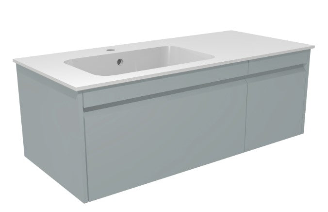 Calypso Loreto Vanity Unit & Matt White Basin