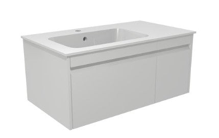 Calypso Loreto Vanity Unit & Matt White Basin