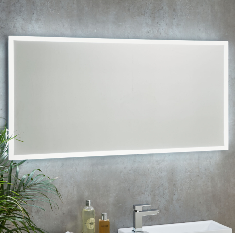 Mosca LED Mirror with Demister Pad and Shaver Socket 1200x600mm