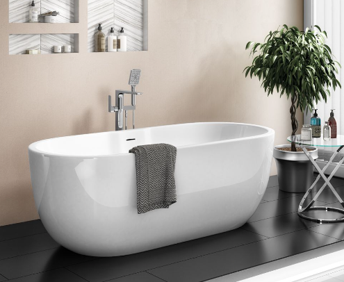 San Marlo White Double Ended Bath